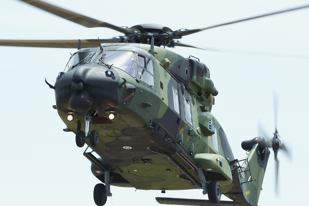 Helicopter at Hot Blade