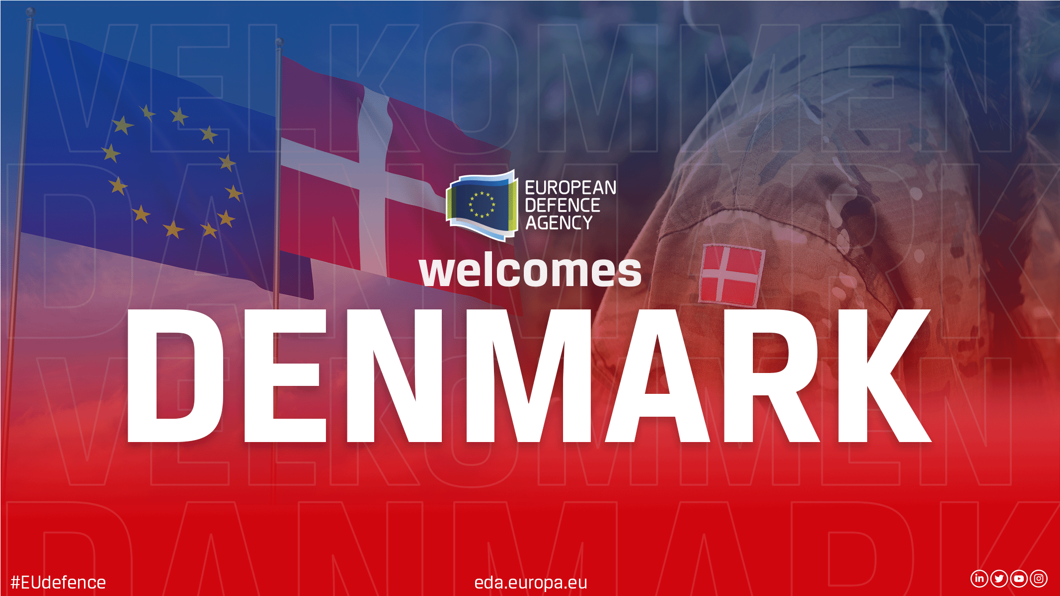 DANMARK TILSLUTTER SIG DET EUROPÆISKE FORSVARSAGENTUR