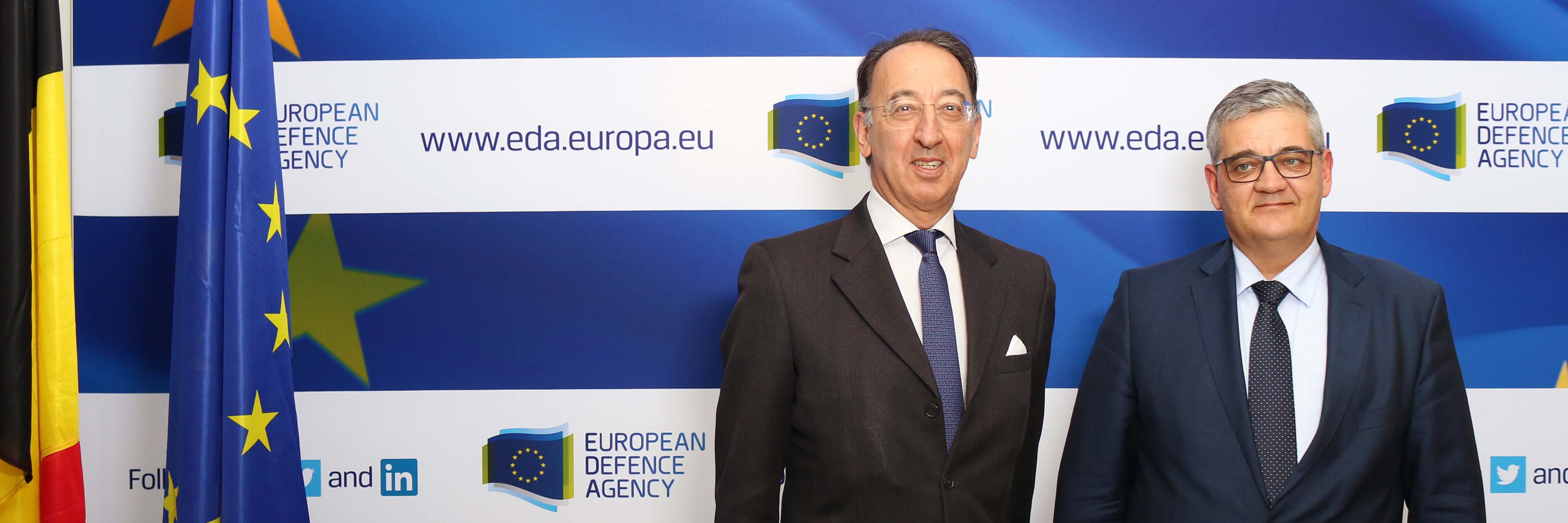 Belgian Minister of Defence visits EDA
