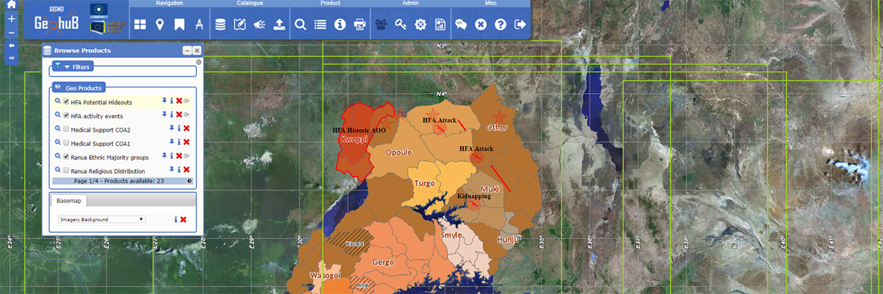GISMO puts geospatial support to CSDP missions on the map