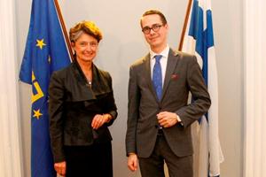 Carl Haglund, Minister of Defence of Finland, visited EDA