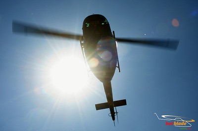 Helicopter aerial shot