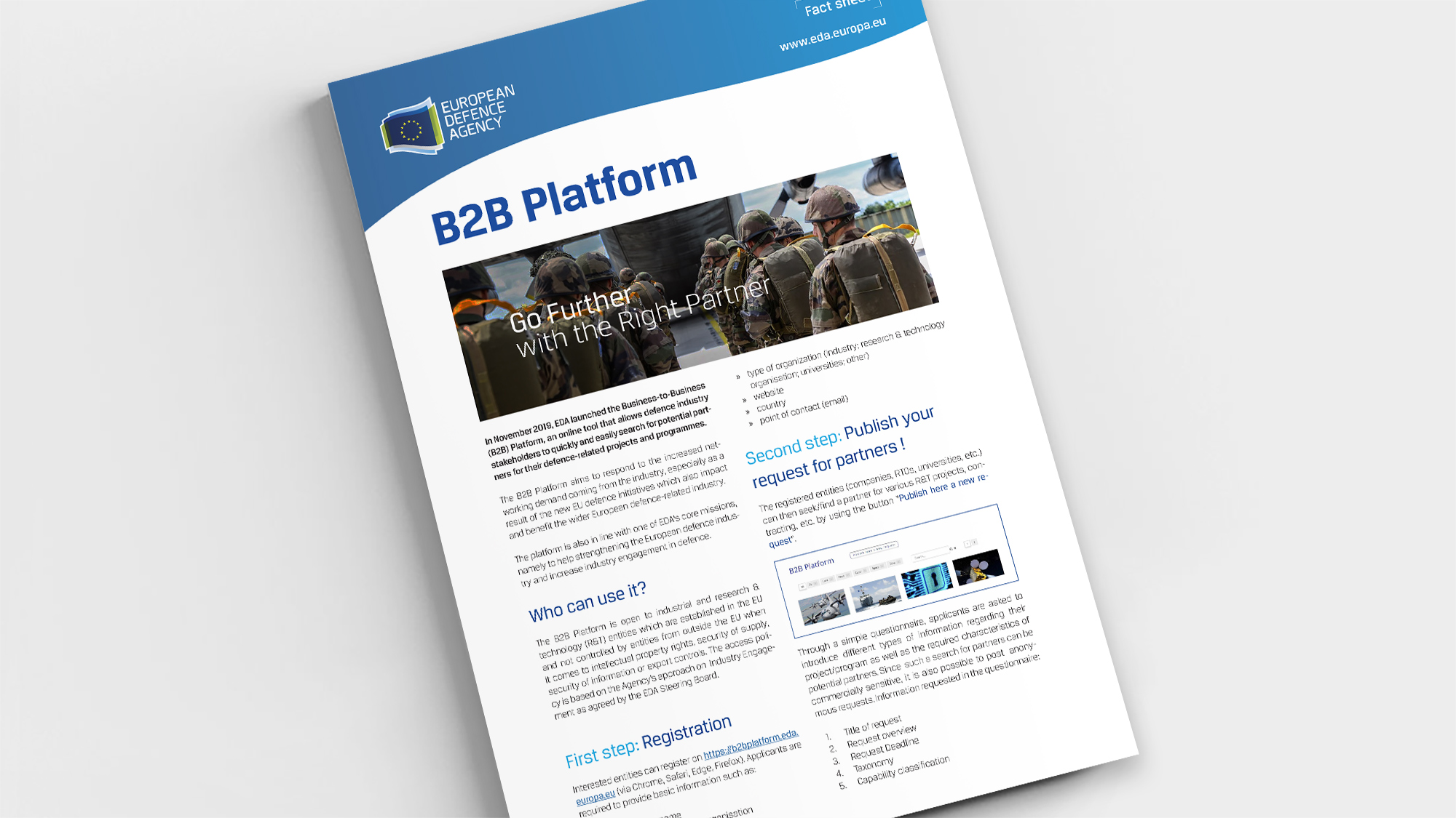 Factsheet B2B platform