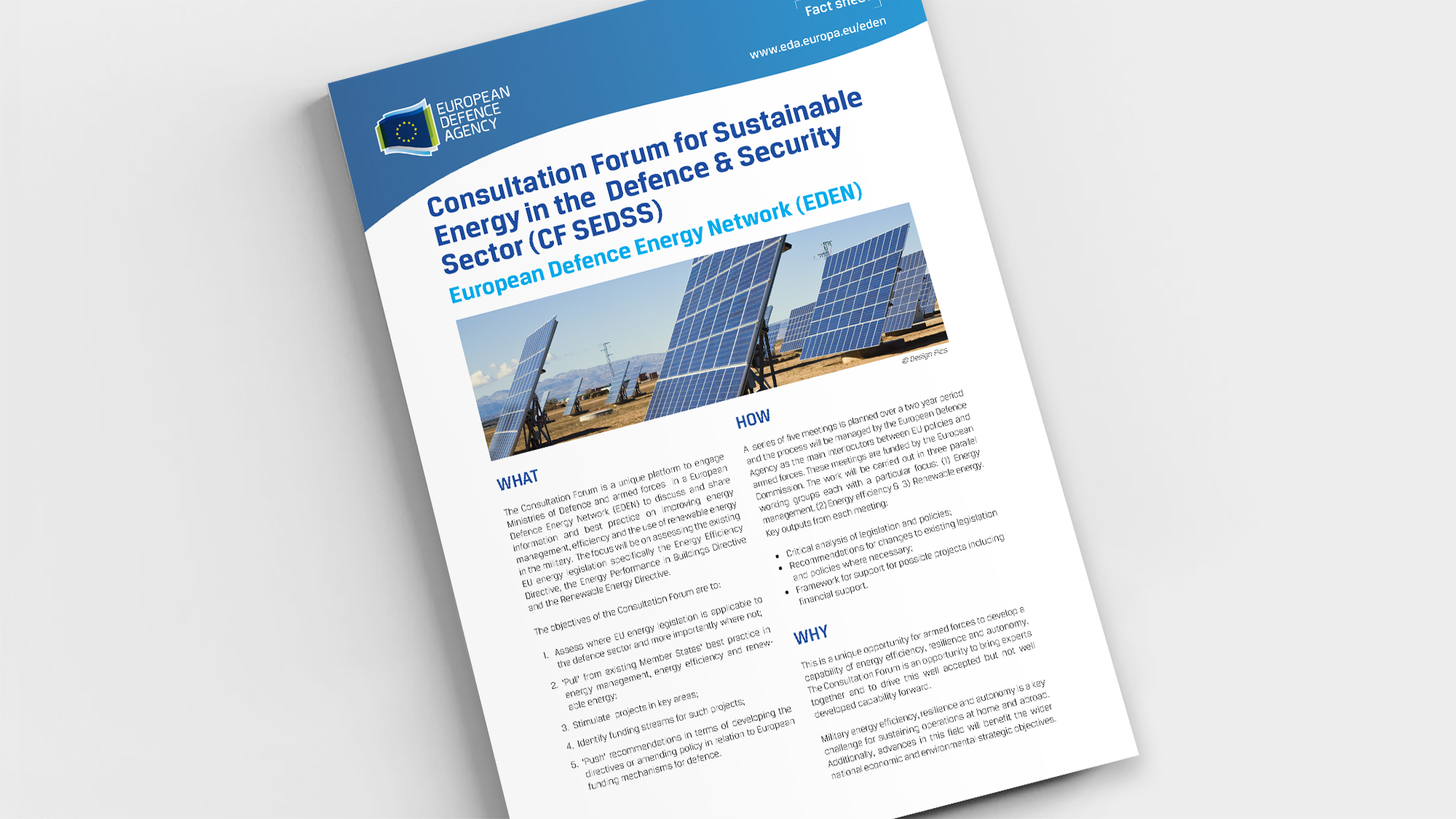 Factsheet Consultation Forum for Sustainable Energy
